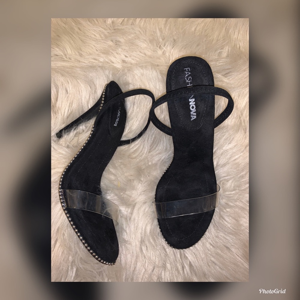 Black high heels